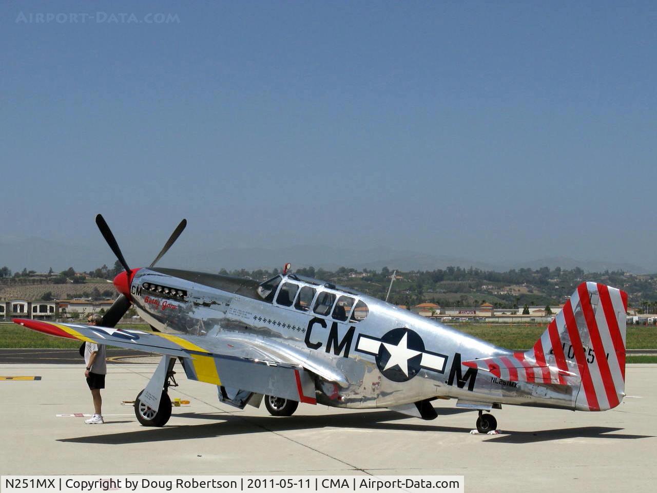 N251MX, 1943 North American P-51C-10 Mustang C/N 103-22730, 1943 North American TP-51C-10 MUSTANG 'Betty Jane', Packard Liberty/RR V-1650-3 1,380 Hp, mod. for tandem dual control. World's SOLE REMAINING EXAMPLE of just five TP-51Cs built. Limited class.