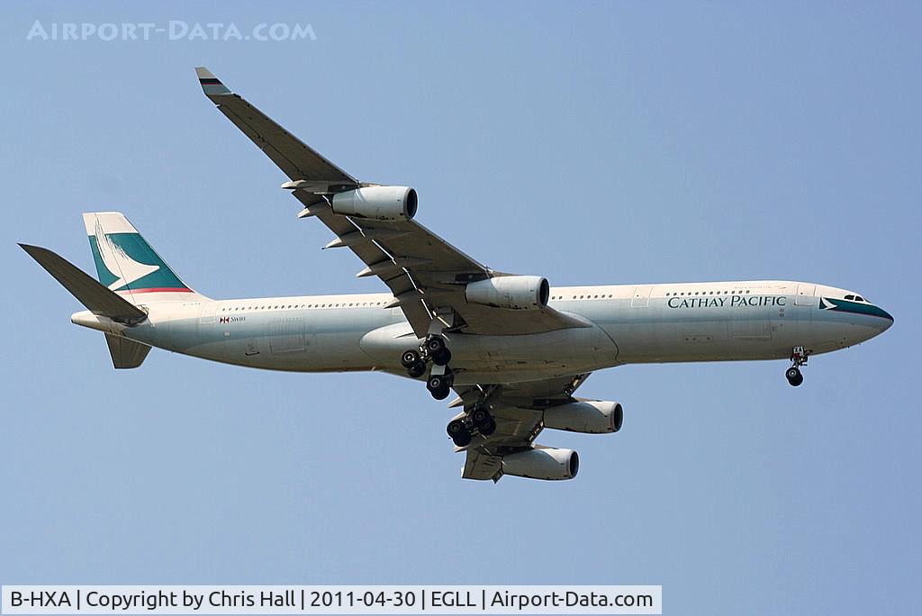 B-HXA, 1996 Airbus A340-313 C/N 136, Cathay Pacific Airways