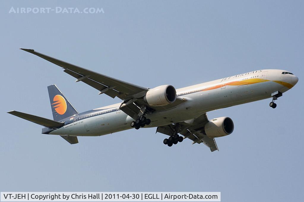 VT-JEH, 2007 Boeing 777-35R/ER C/N 35166, Jet Airways