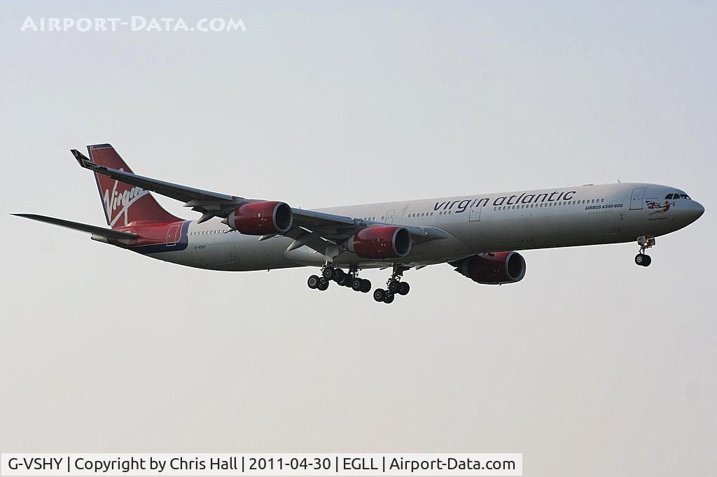 G-VSHY, 2002 Airbus A340-642 C/N 383, Virgin Atlantic Airways