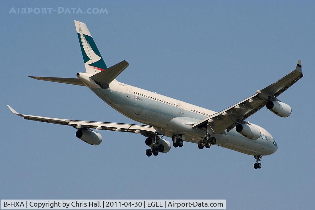 B-HXA, 1996 Airbus A340-313 C/N 136, Cathay Pacific Airways