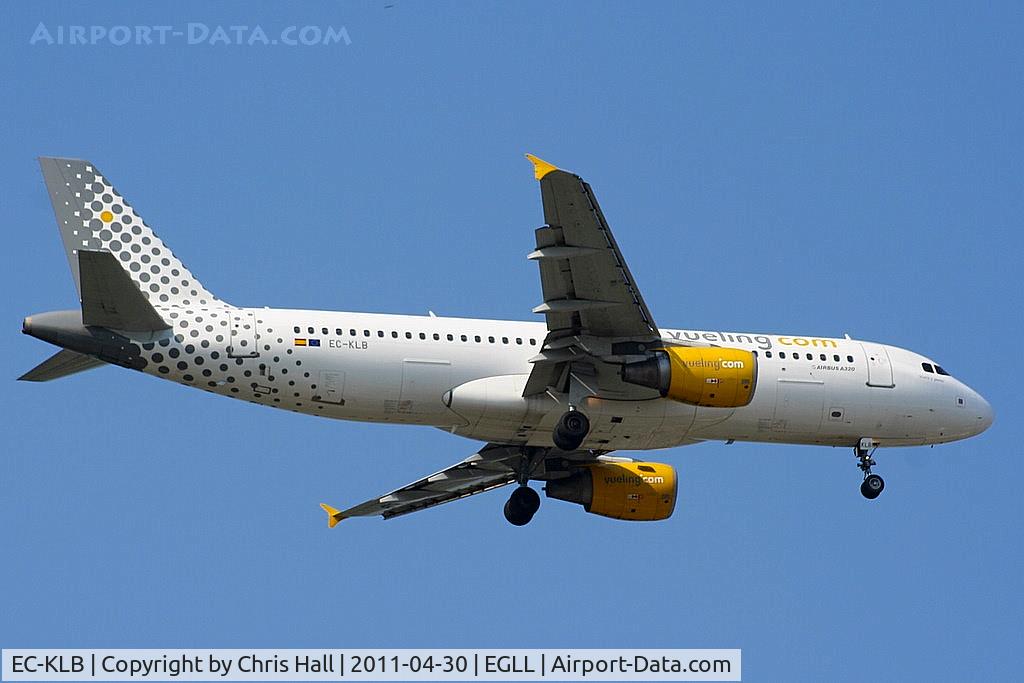 EC-KLB, 2007 Airbus A320-214 C/N 3321, Vueling Airlines