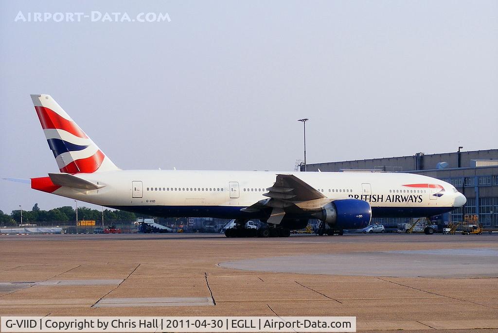 G-VIID, 1997 Boeing 777-236 C/N 27486, British Airways