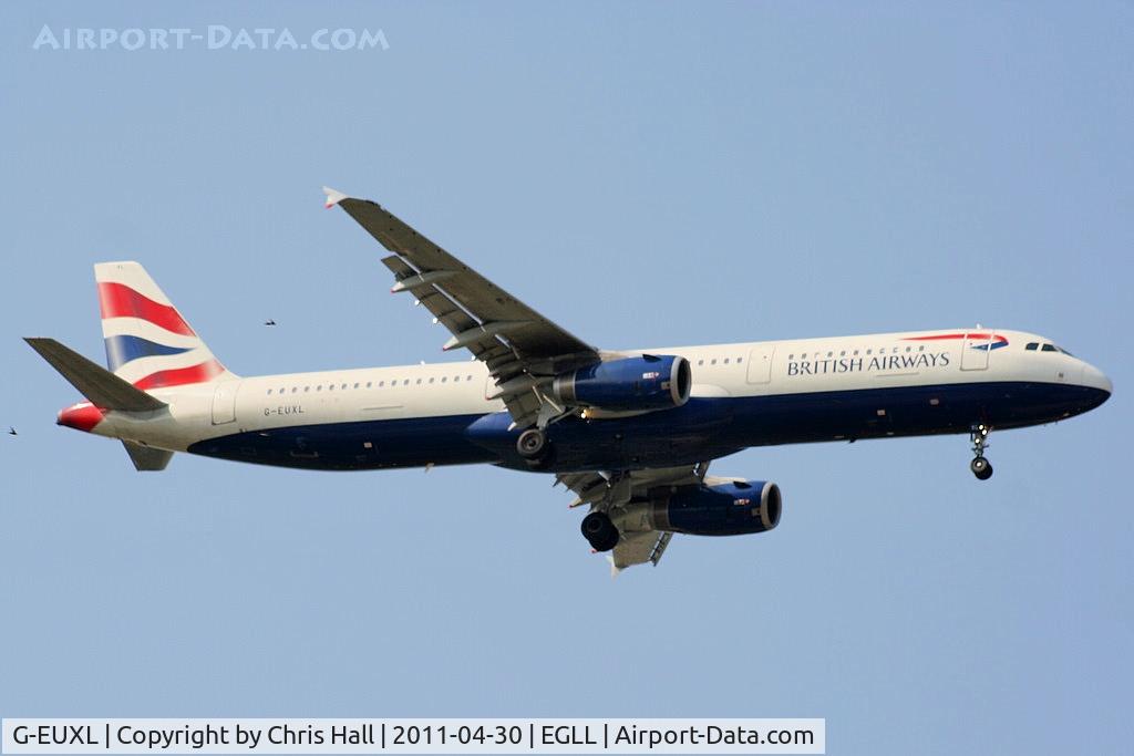 G-EUXL, 2007 Airbus A321-231 C/N 3254, British Airways