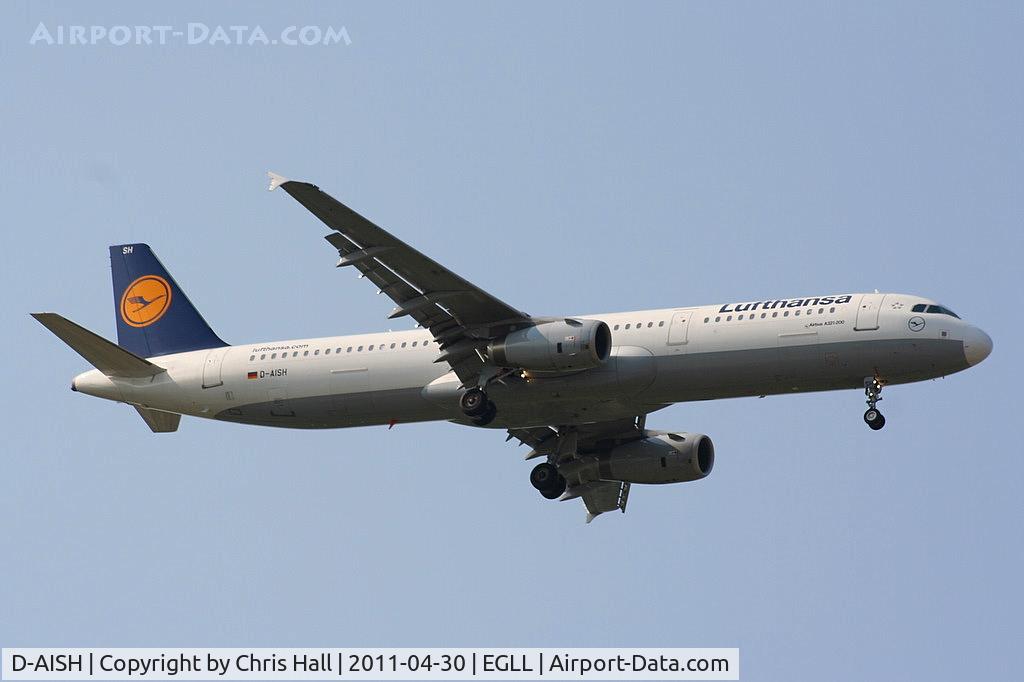 D-AISH, 2007 Airbus A321-231 C/N 3265, Lufthansa
