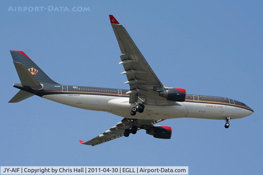 JY-AIF, 2009 Airbus A330-223 C/N 979, Royal Jordanian