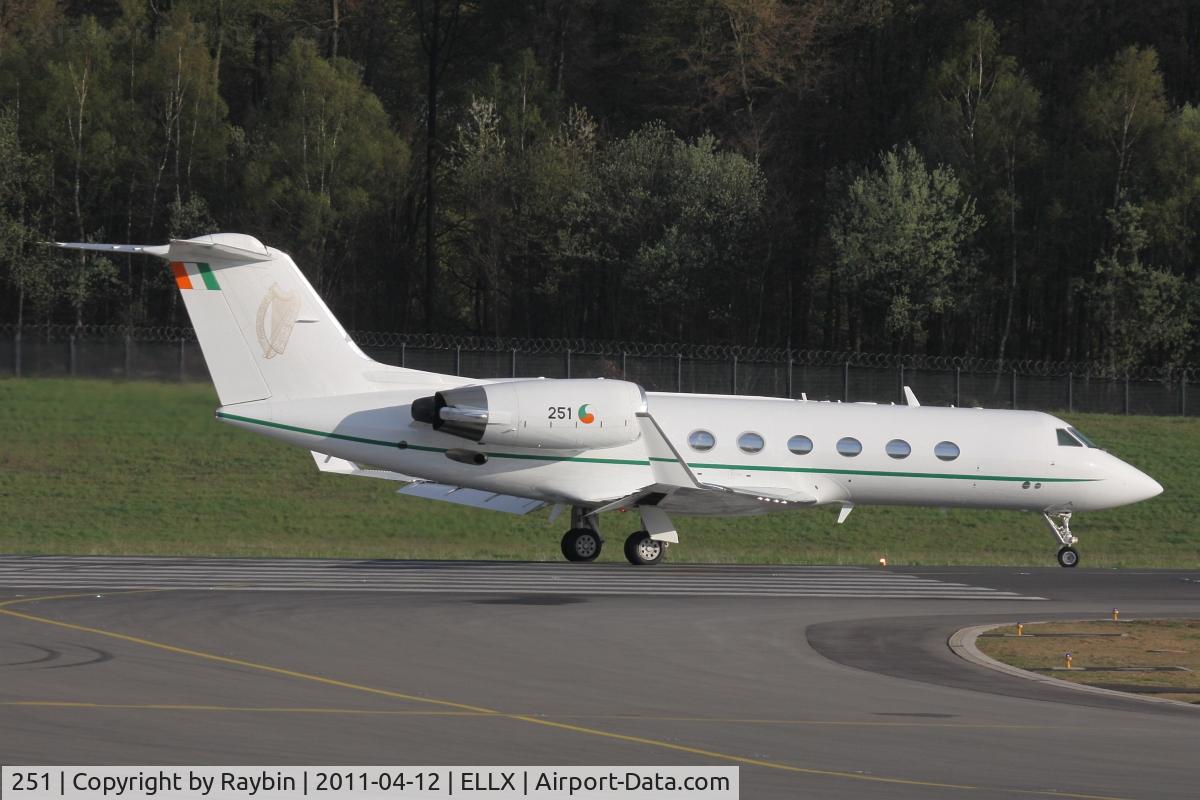 251, 1991 Gulfstream Aerospace G-IV C/N 1160, I love the green line on this bird.