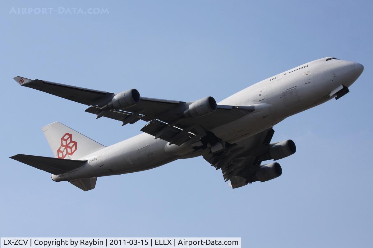 LX-ZCV, 1990 Boeing 747-481/BCF C/N 24801, Starting from rwy 06