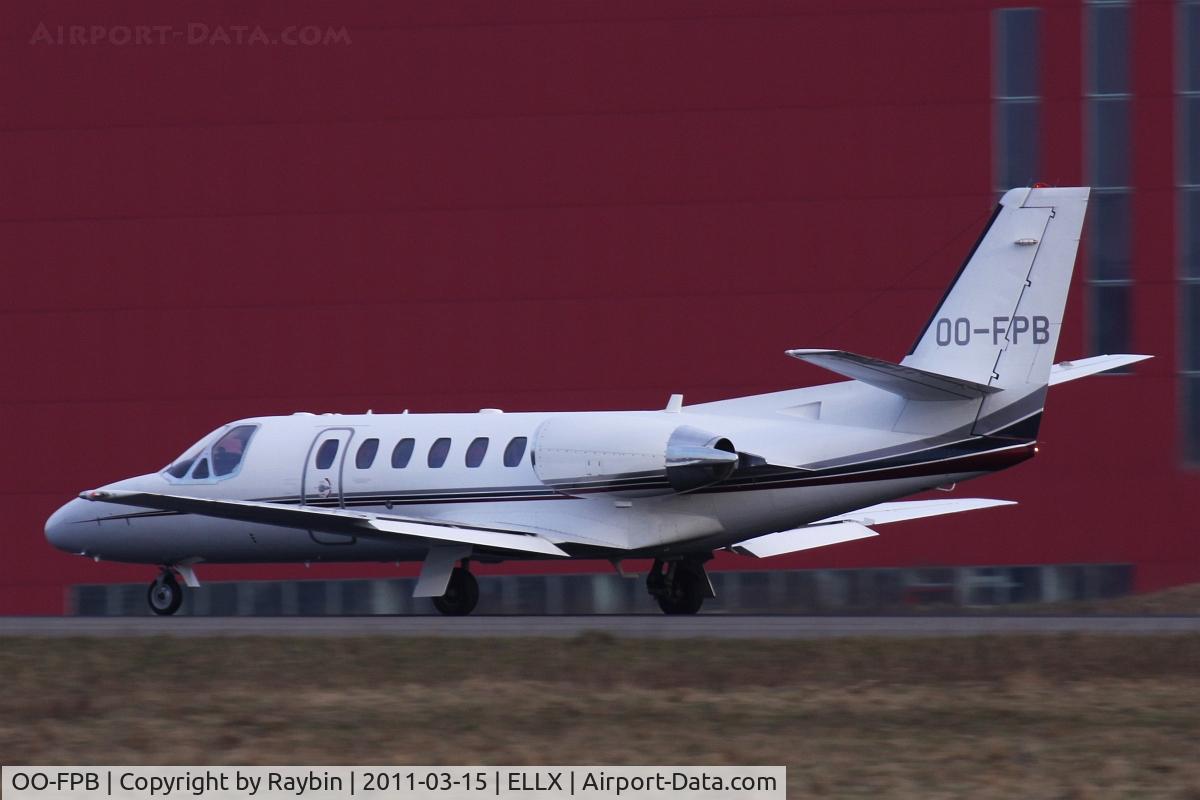 OO-FPB, 2005 Cessna 550B Citation Bravo C/N 550-1117, Starting from rwy 06