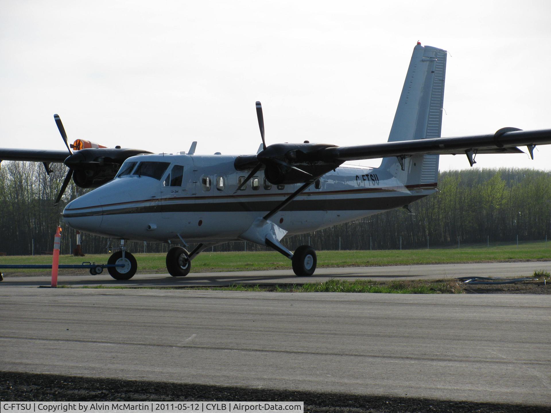C-FTSU, 1975 De Havilland Canada DHC-6-300 Twin Otter C/N 451, C-FTSU at Lac La Biche , Alberta, Canada