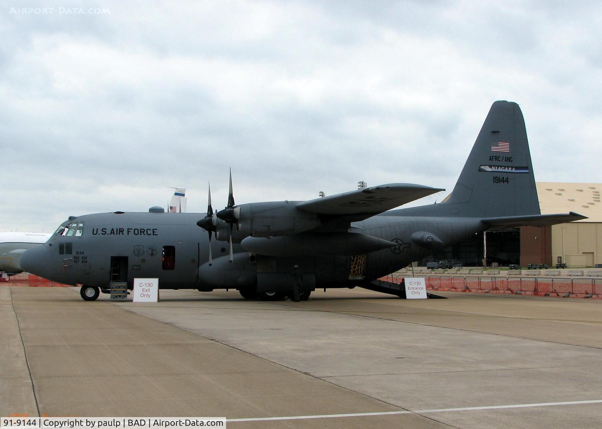 91-9144, 1991 Lockheed C-130H Hercules C/N 382-5297, Barksdale Air Force Base 2011