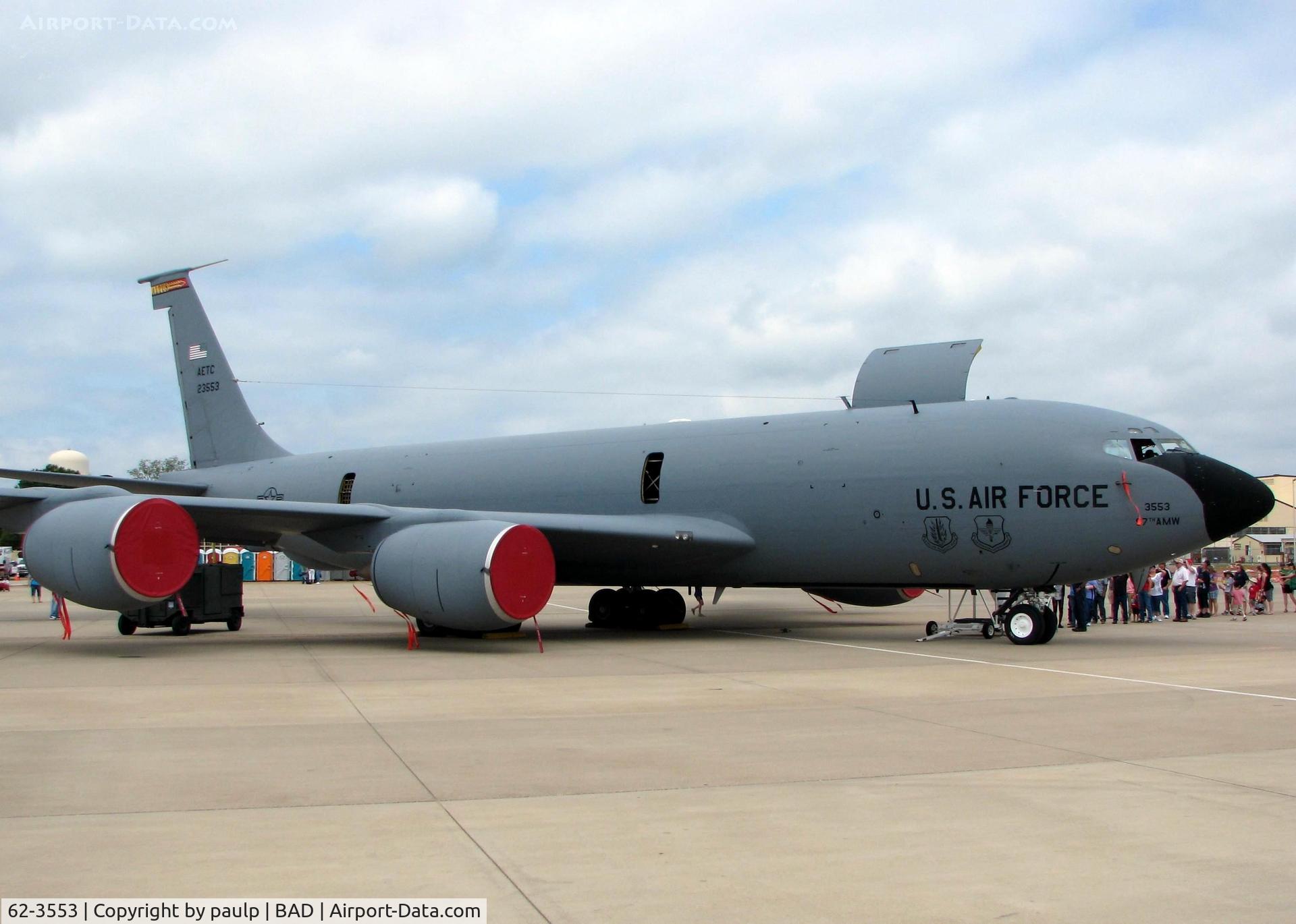 62-3553, 1962 Boeing KC-135R Stratotanker C/N 18536, Barksdale Air Force Base 2011