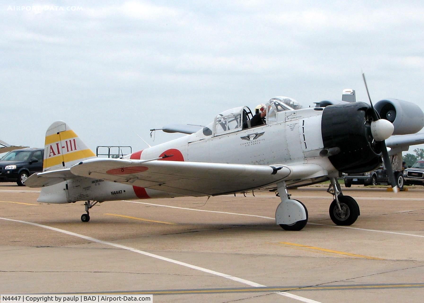 N4447, 1945 Canadian Car & Foundry Harvard Mk.4 C/N CCF4-241, Barksdale Air Force Base 2011