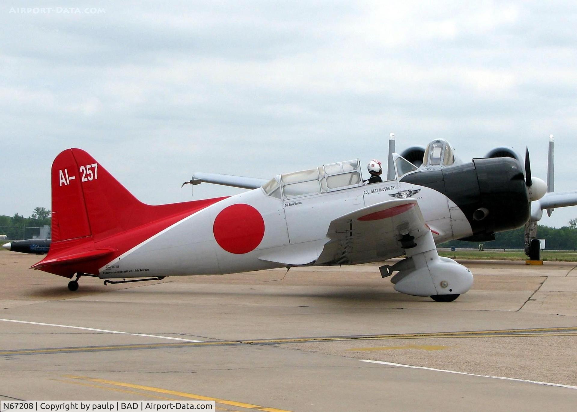 N67208, 1941 Consolidated Vultee BT-13A C/N 2307, Barksdale Air Force Base 2011