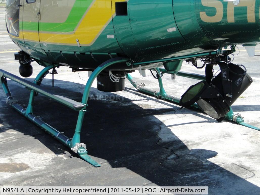 N954LA, 2010 Eurocopter AS-350B-2 Ecureuil Ecureuil C/N 4999, packages mounted on undercarriage