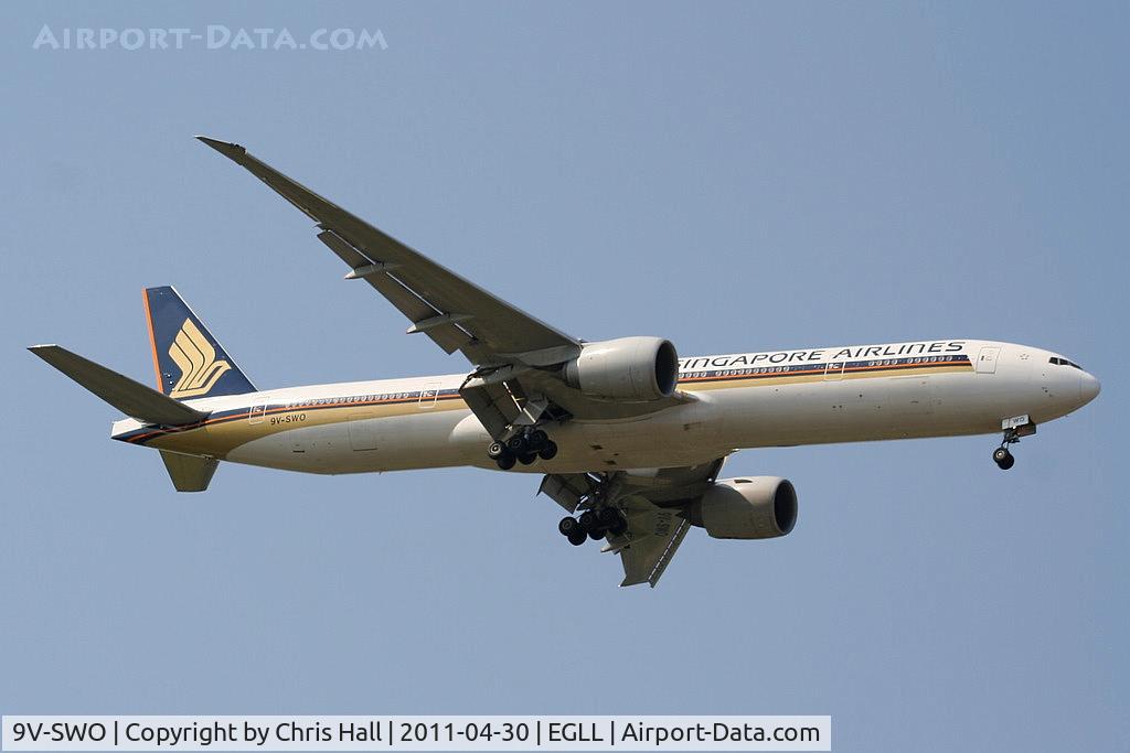 9V-SWO, 2008 Boeing 777-312/ER C/N 34580, Singapore Airlines
