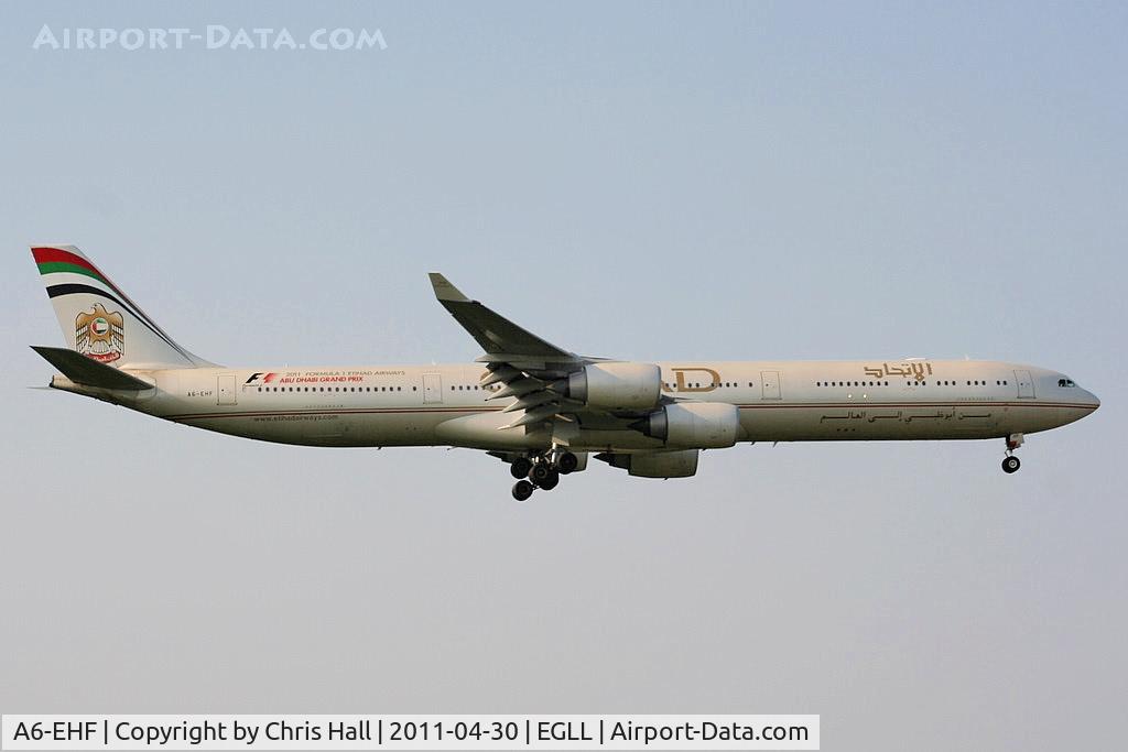 A6-EHF, 2007 Airbus A340-642X C/N 837, Etihad Airways