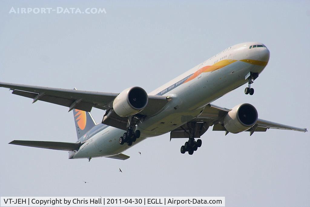 VT-JEH, 2007 Boeing 777-35R/ER C/N 35166, Jet Airways