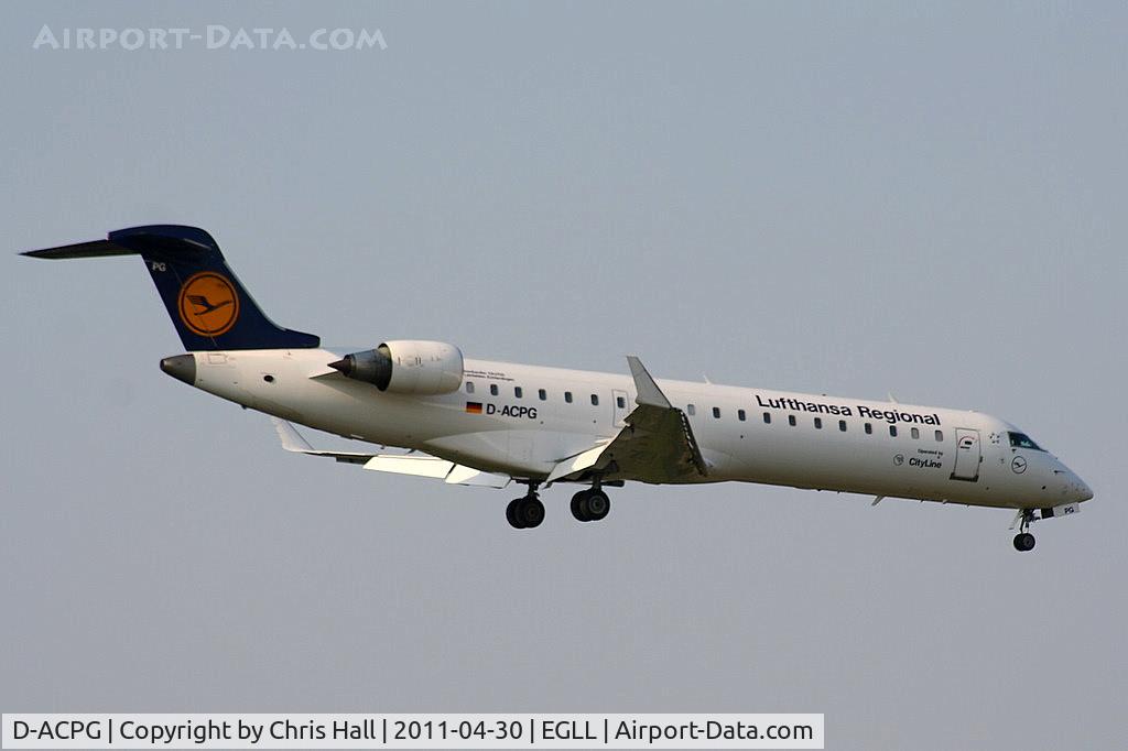 D-ACPG, 2002 Canadair CRJ-701ER (CL-600-2C10) Regional Jet C/N 10034, Lufthansa CityLine