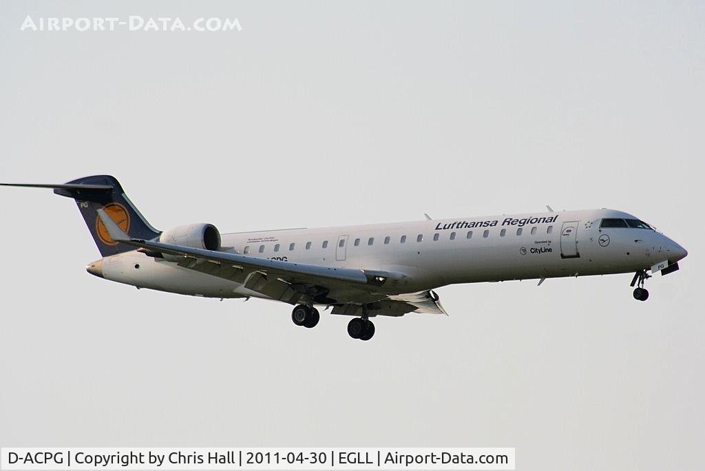 D-ACPG, 2002 Canadair CRJ-701ER (CL-600-2C10) Regional Jet C/N 10034, Lufthansa CityLine