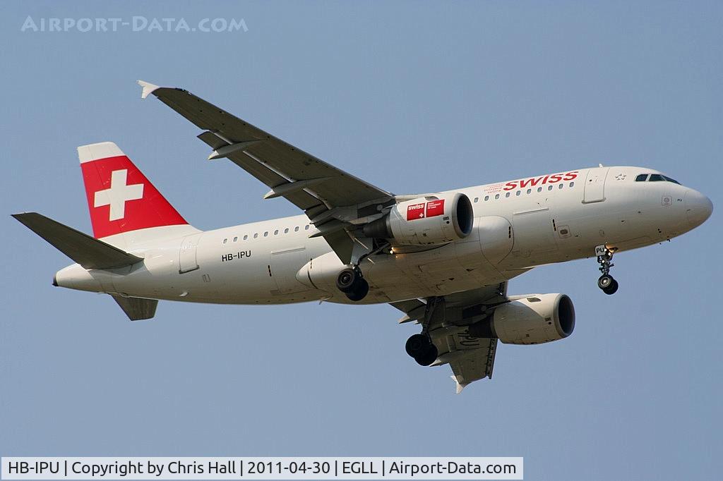 HB-IPU, 1997 Airbus A319-112 C/N 713, Swiss International Air Lines
