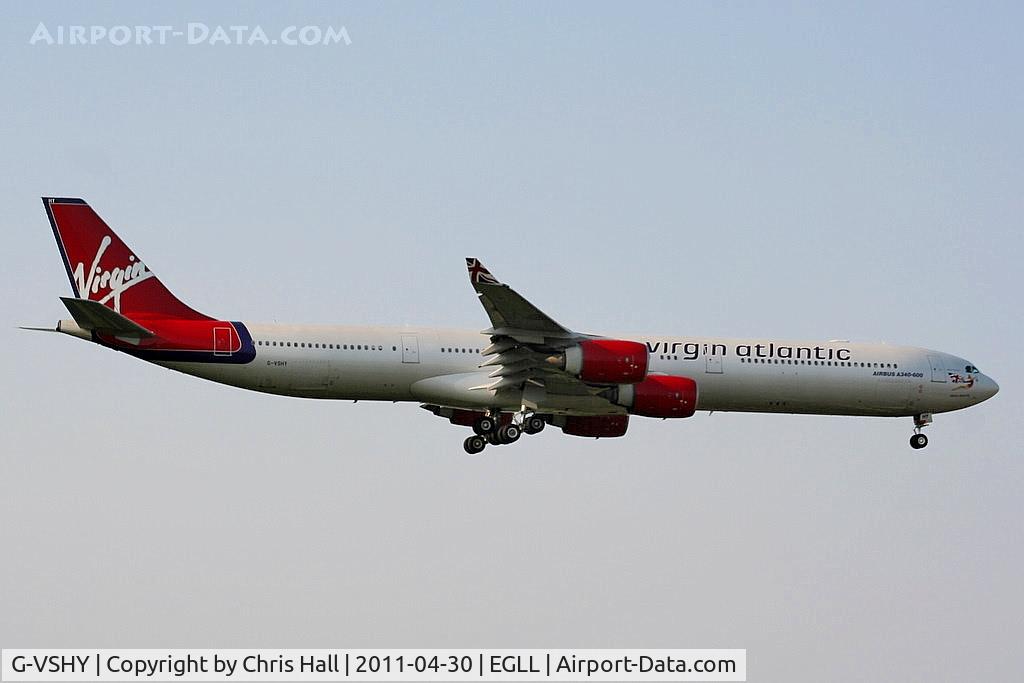 G-VSHY, 2002 Airbus A340-642 C/N 383, Virgin Atlantic Airways