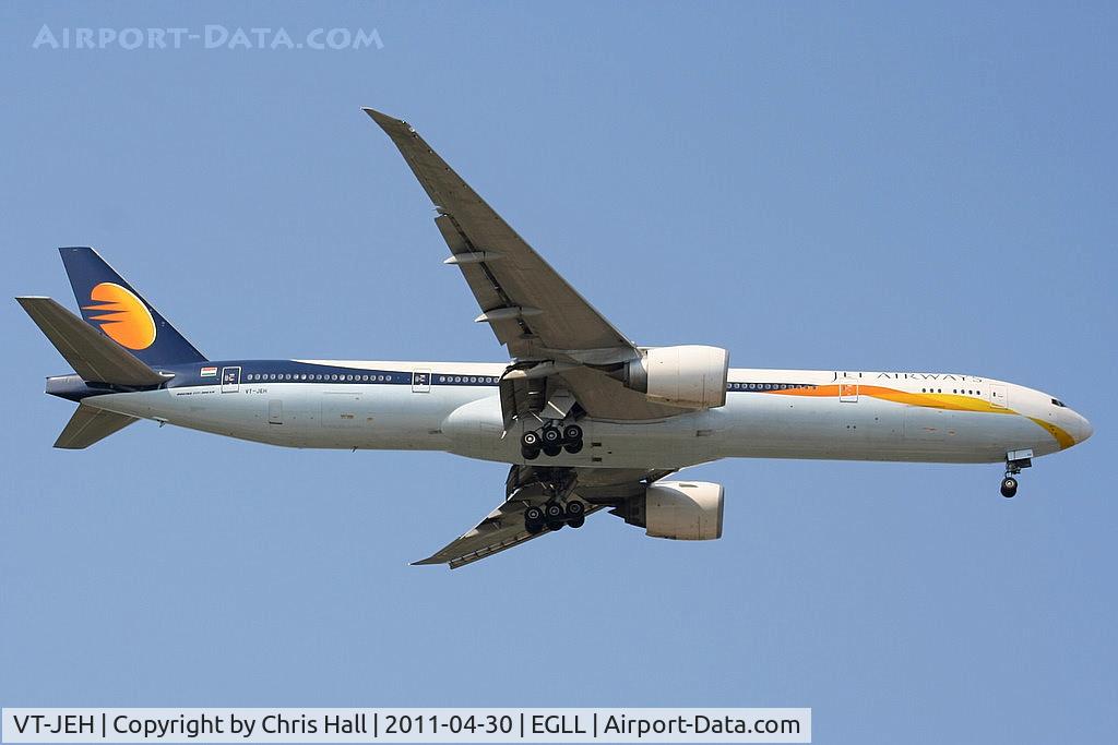 VT-JEH, 2007 Boeing 777-35R/ER C/N 35166, Jet Airways
