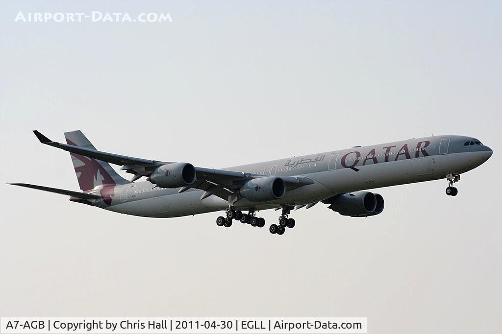 A7-AGB, 2005 Airbus A340-642X C/N 715, Qatar Airways