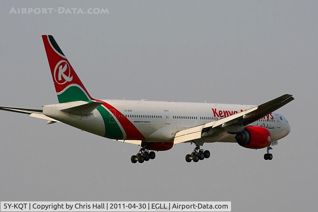 5Y-KQT, 2005 Boeing 777-2U8/ER C/N 33682, Kenya Airways