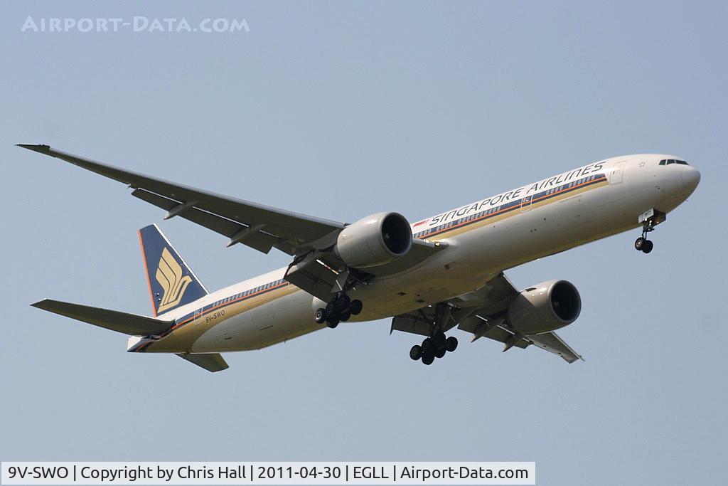 9V-SWO, 2008 Boeing 777-312/ER C/N 34580, Singapore Airlines