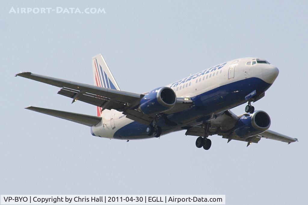 VP-BYO, 1998 Boeing 737-524 C/N 28922, Transaero Airlines