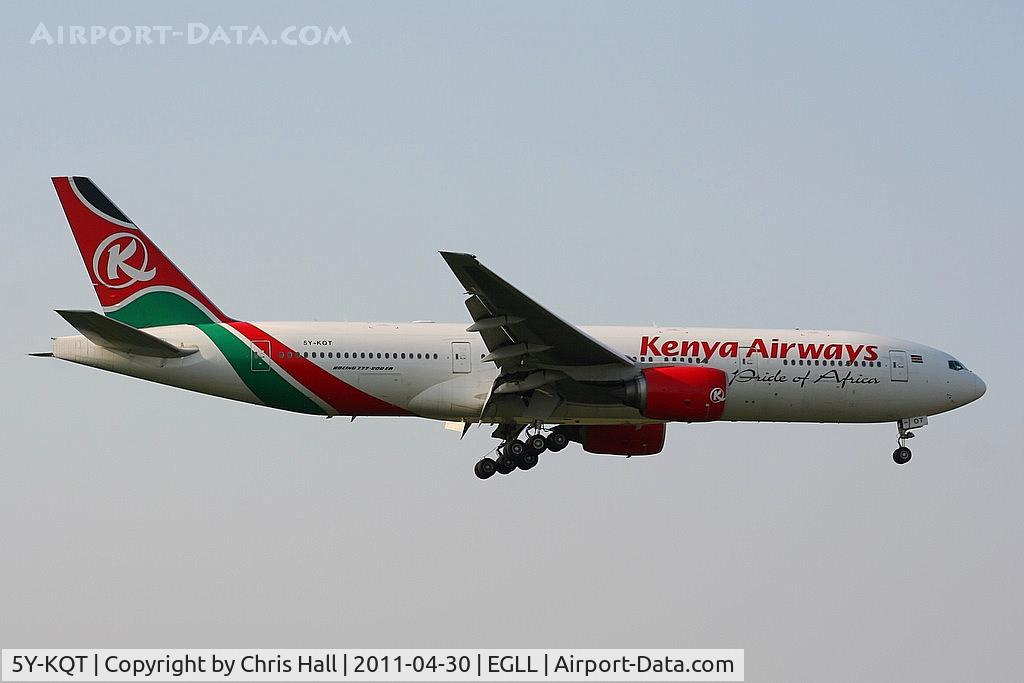 5Y-KQT, 2005 Boeing 777-2U8/ER C/N 33682, Kenya Airways