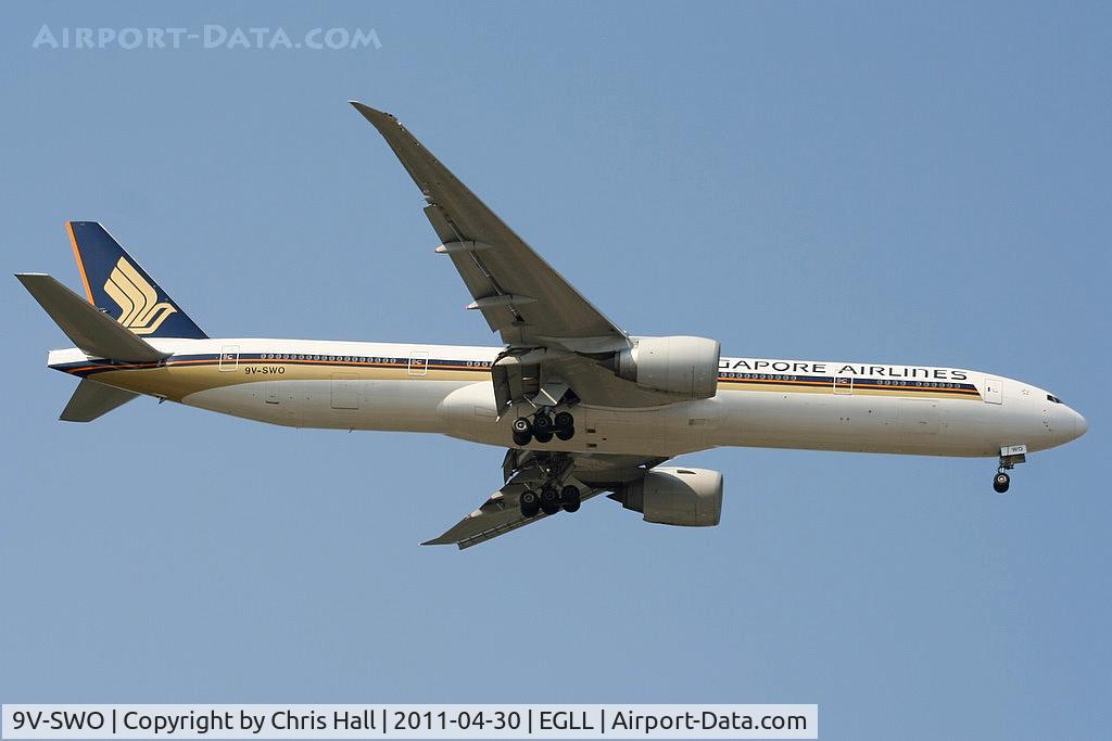 9V-SWO, 2008 Boeing 777-312/ER C/N 34580, Singapore Airlines