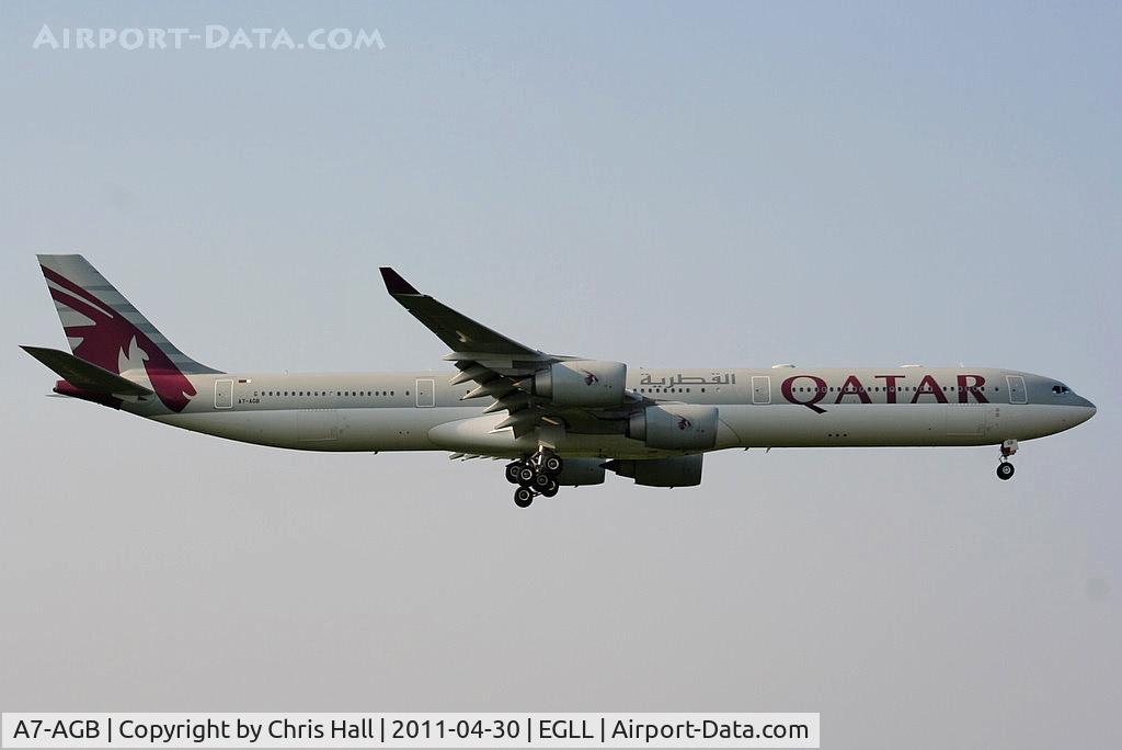A7-AGB, 2005 Airbus A340-642X C/N 715, Qatar Airways