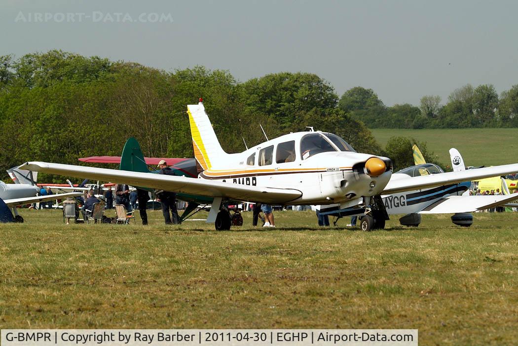 G-BMPR, 1978 Piper PA-28R-201 Cherokee Arrow III C/N 28R-7837175, Piper PA-28R-201 Arrow III [28R-7837175] Popham~G 30/4/2011