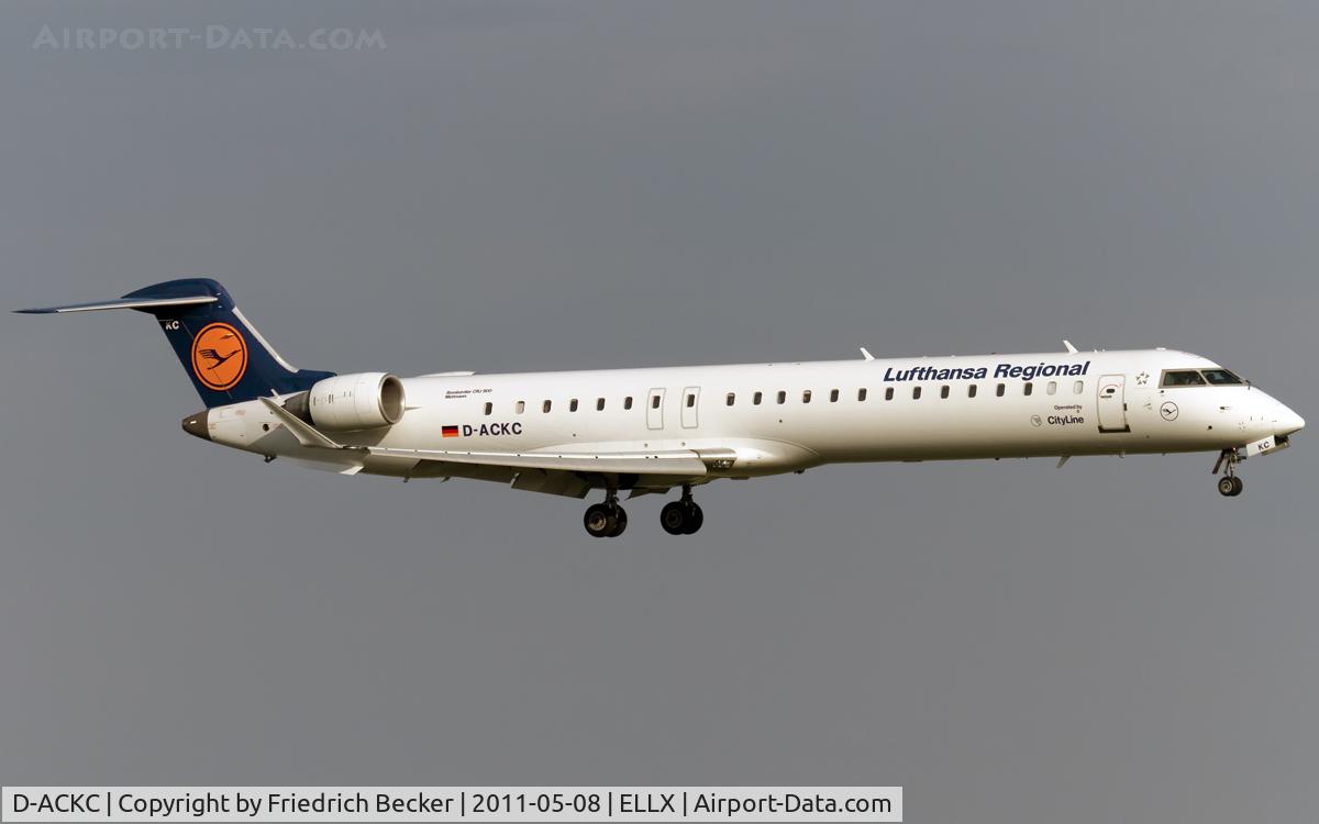 D-ACKC, 2006 Bombardier CRJ-900LR (CL-600-2D24) C/N 15078, on final RW24