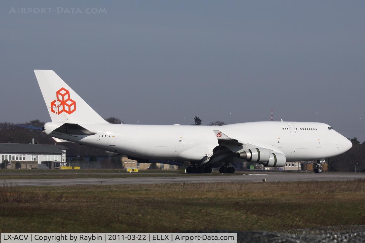 LX-ACV, 1989 Boeing 747-4B5/BCF C/N 24200, Former Korean Air Cargo HL7412
