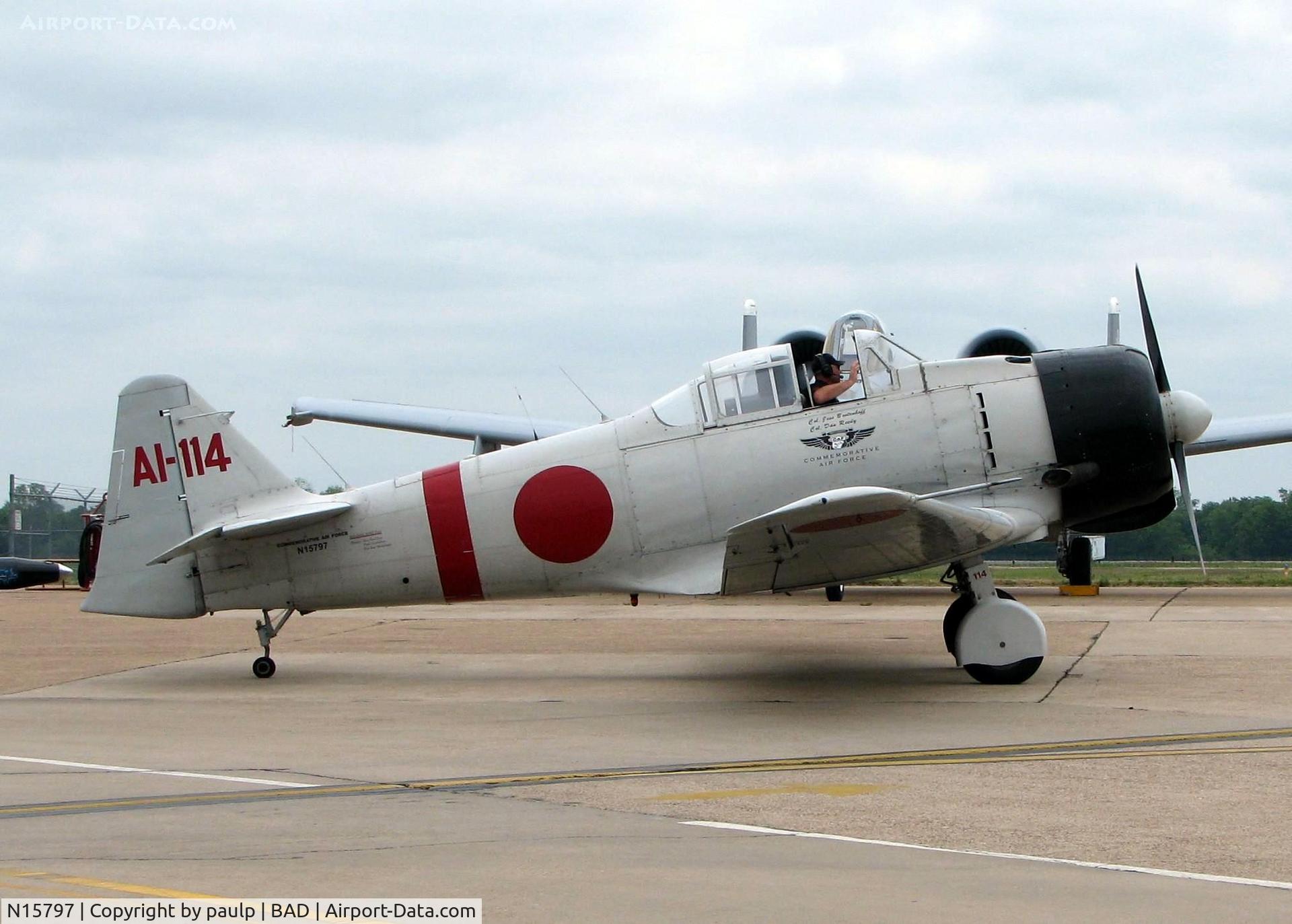 N15797, 1945 Canadian Car & Foundry T-6 Harvard Mk.4 C/N CCF4-199, Barksdale Air Force Base 2011