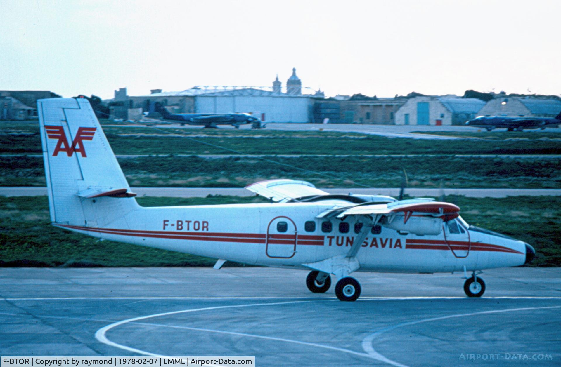 F-BTOR, 1971 De Havilland Canada DHC-6-300 Twin Otter C/N 298, DHC6 F-BTOR Tunisavia