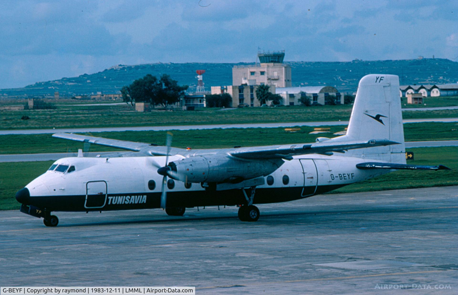 G-BEYF, 1963 Handley Page HPR-7 Herald 401 C/N 175, HP Herald G-BEYF Tunisavia