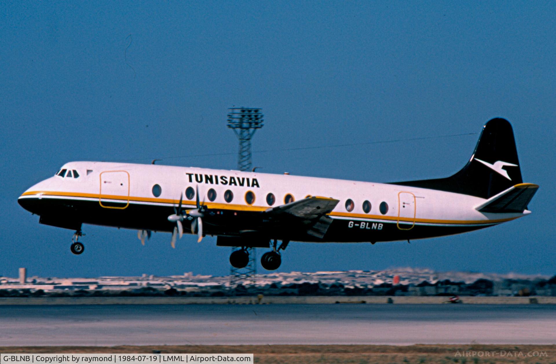 G-BLNB, 1957 Vickers Viscount 802 C/N 170, V.Viscount G-BLNB Tunisavia