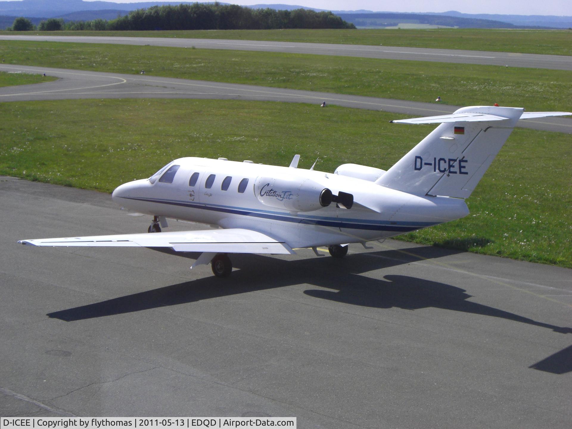 D-ICEE, 1995 Cessna 525 CitationJet C/N 525-0096, D-ICEE Bayreuth Airport