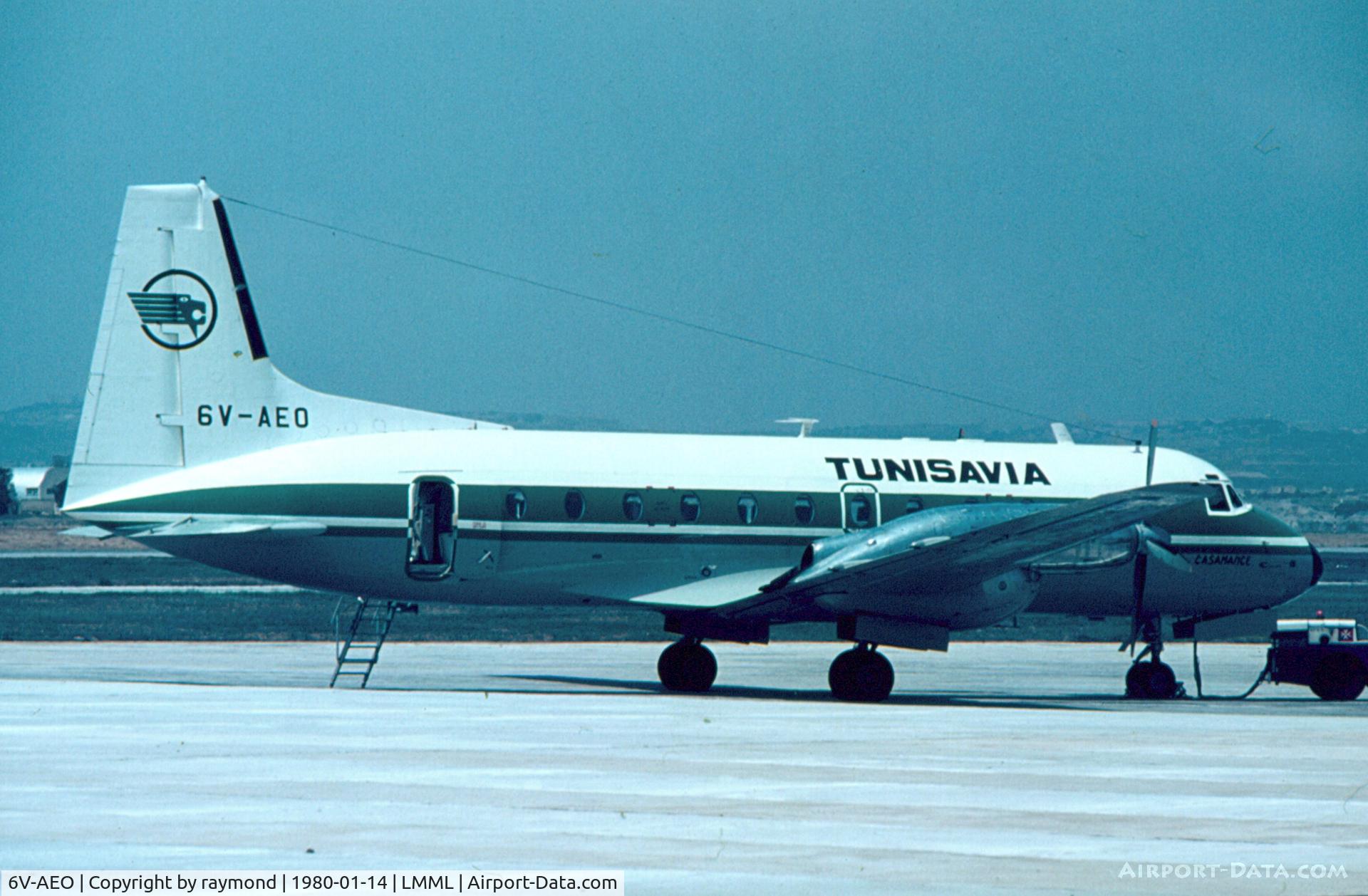 6V-AEO, 1979 Hawker Siddeley HS.748 Series 2A C/N 1769, HS748 6V-AEO Tunisavia