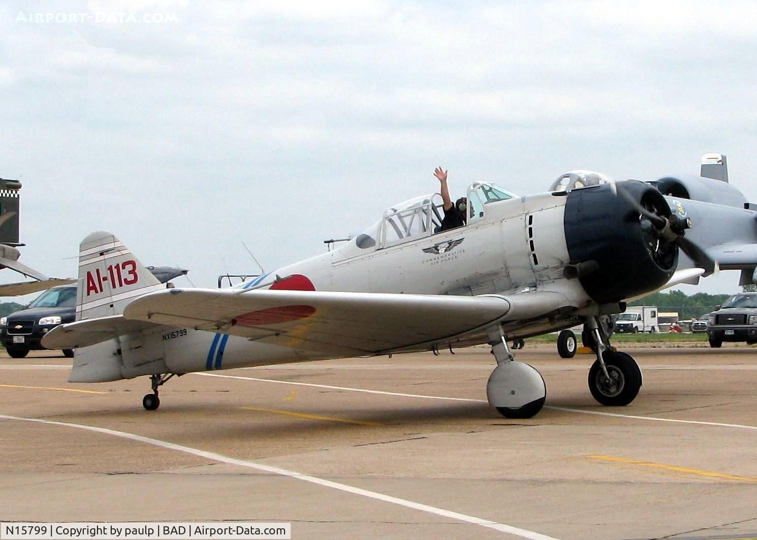 N15799, 1945 Canadian Car & Foundry Harvard MK IV C/N CCF4-117, Barksdale Air Force Base 2011