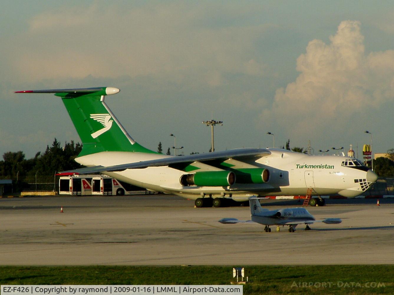 EZ-F426, Ilyushin Il-76TD C/N 1033418609, IL76 EZ-F426 Turkmenistan Airlines