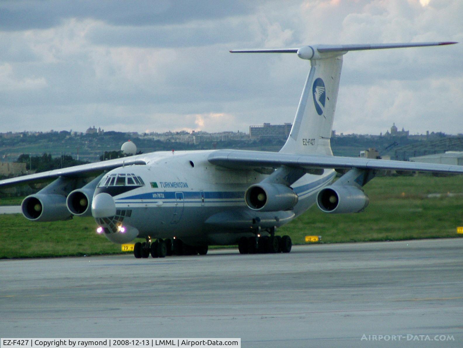 EZ-F427, Ilyushin IL-76TD C/N 1033418620, IL76 EZ-F427 Turkmenistan Airlines