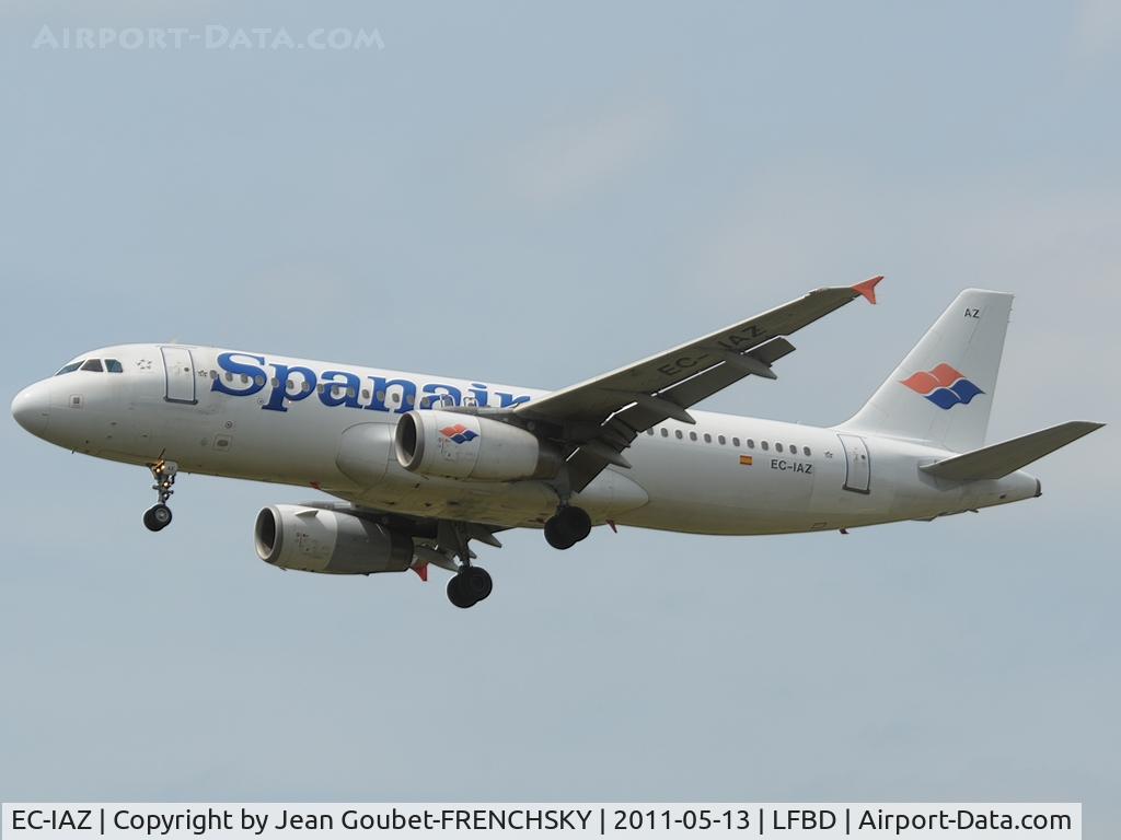 EC-IAZ, 2001 Airbus A320-232 C/N 1631, JKK4432 Malaga/Bordeaux
