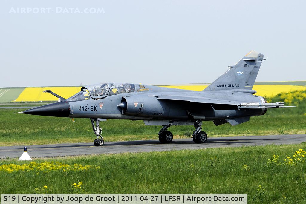 519, Dassault Mirage F.1B C/N 519, nice spring colours on the hills