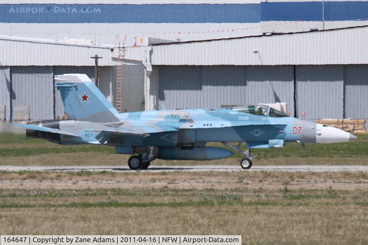 164647, 1992 McDonnell Douglas F/A-18C Hornet C/N 1071/C276, At the 2011 Air Power Expo - NAS Fort Worth