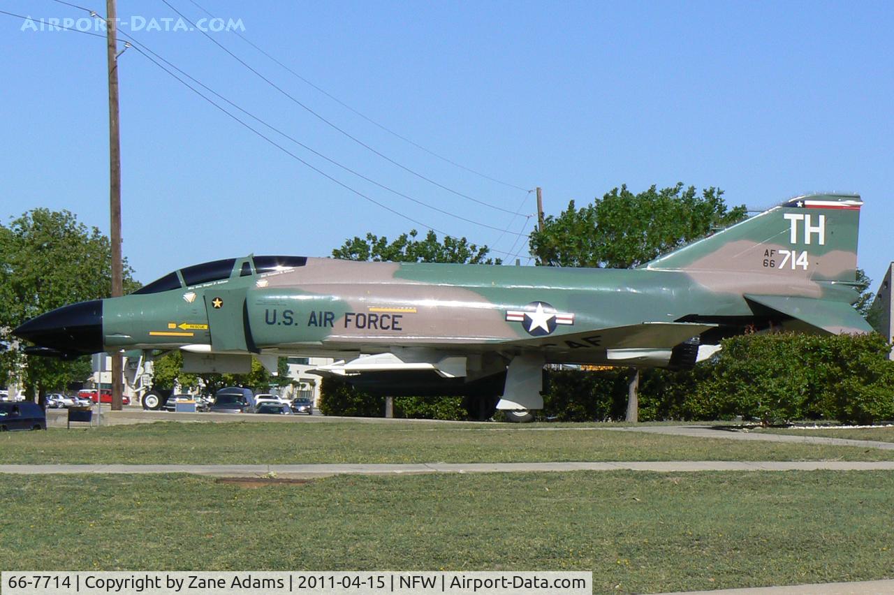 66-7714, 1966 McDonnell F-4D Phantom II C/N 2326, On static display at NAS Fort Worth